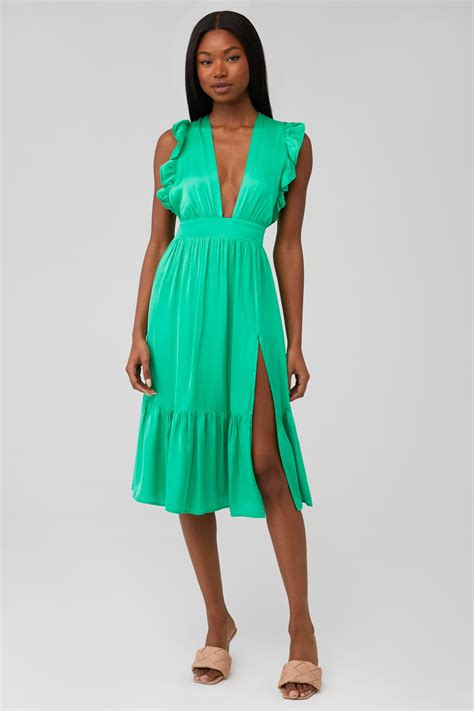 STILLWATER | Jessie Midi in Kelly| FashionPass