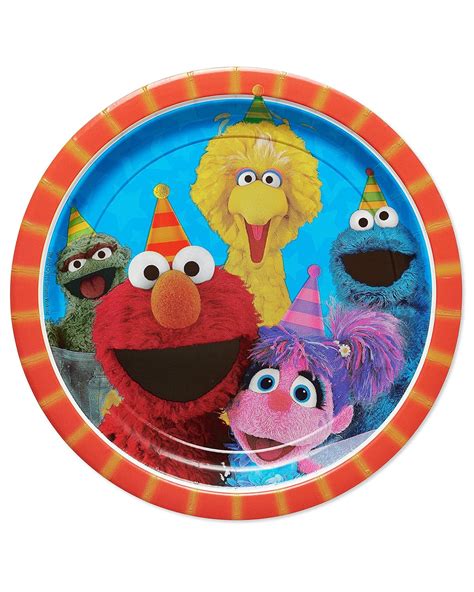 Sesame Street Paper Plates Birthday Wikii
