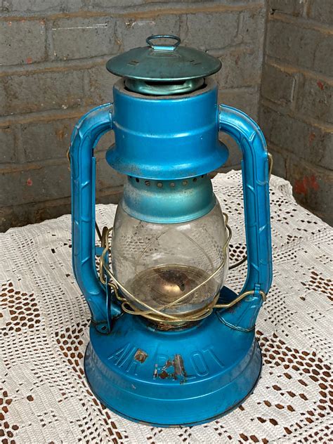 Dietz No 8 Air Pilot Lantern With Original Dietz Glass Globe Railroad