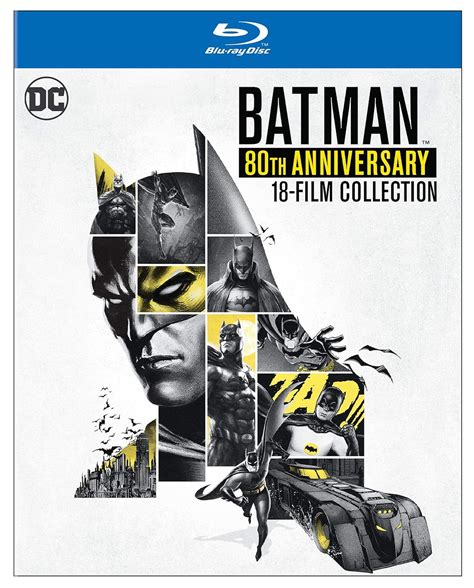 Batman 80th Anniversary Collection 19 Blu Ray Edizione Stati Uniti