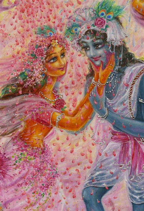 Krishna Radha Flower Holi Latest Krishna Wallpaper And Krishna Pictures