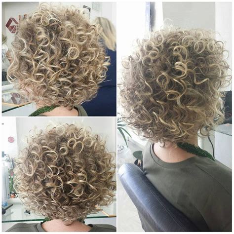 Love the look of tight curls? #avedaibw | Permed hairstyles, Curly hair styles, Short permed hair before, after