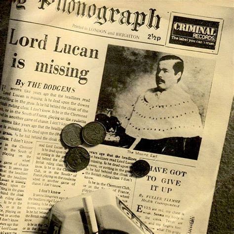 The Dodgems Lord Lucan Is Missing リリース Discogs