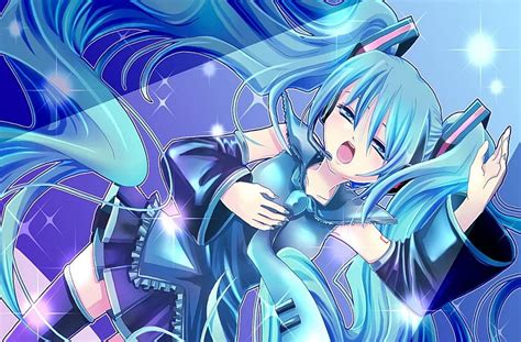 720p Free Download Hatsune Miku Awesome Stars Nice Singing