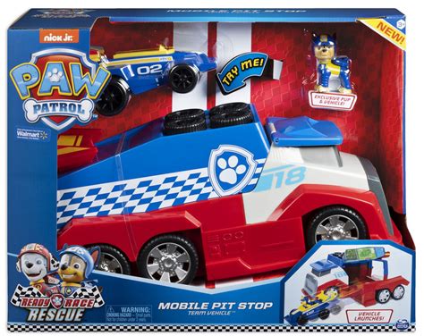 Paw Patrol Ready Race Rescue Team Vehicle Mobile Pit Stop Exclusive