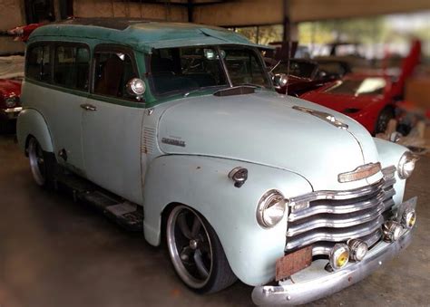 A red 1952 chevy truck for sale, asking price $16,000. 1952 Chevrolet Suburban -2-DOOR CARRYALL-RARE ORIGINAL ...