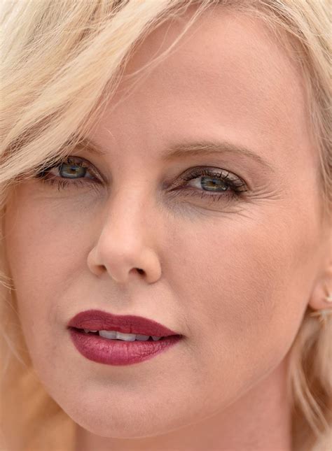 Close Up Of Charlize Theron At The 2016 Cannes Photocall For The Last