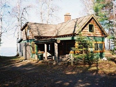 One with bunkhouse style sleeping arrangements on the 2nd level, the other with a bedroom & a loft. Au Train, MI | Cottage, Little cottages, Cabin rentals