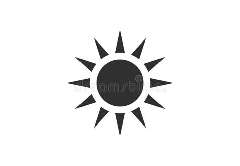 Abstract Sun Vector Icon Stock Vector Illustration Of Shine 127261465