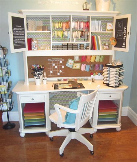 Transform Your Home With A Crafting Desk With Storage Home Storage