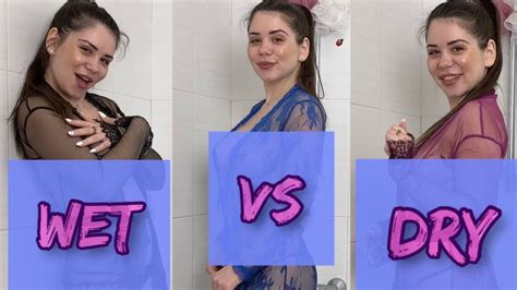 In English Wet Vs Dry Try On Robes Showering In Robes Youtube