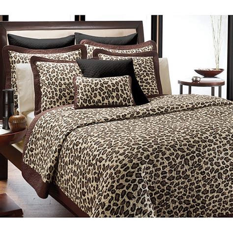 Leopard Quilt Set Overstock Shopping Great Deals On Quilts
