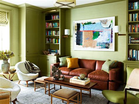 Painting Ideas For Living Room With Green Furniture And