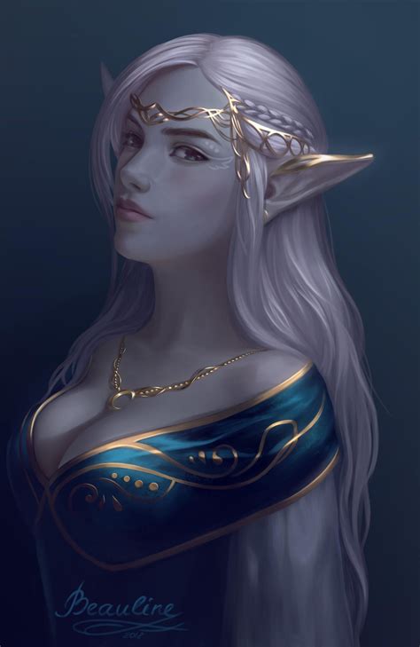 Dark Elf By Beauline On Deviantart Fantasy Artwork Elves Fantasy Fantasy Art Women