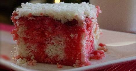 When cake has cool slightly, take a fork and poke holes in the top. Raspberry Zinger Poke Cake (6 Points+) - weight watchers ...