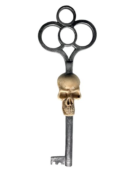 Skull Key Key Of Death Gothic Deco Horror