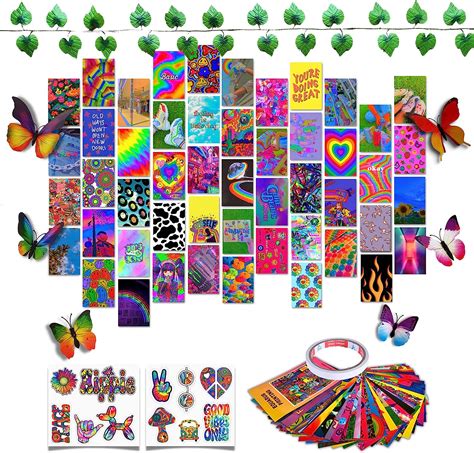 Indie Decor Wall Collage Kit Aesthetic Pictures Indie