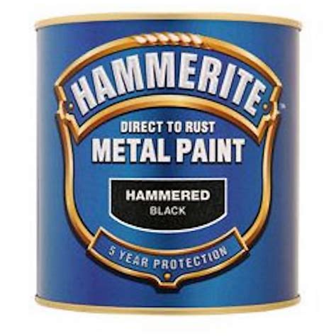 Hammerite Dark Green Hammered Exterior Metal Paint 250ml Homebase