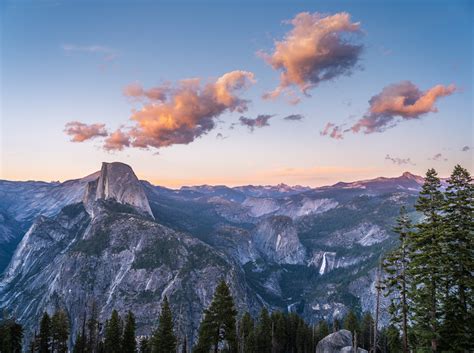 Yosemite Spring Sunset Glacier Point Half Dome Mcgucken Fine Art