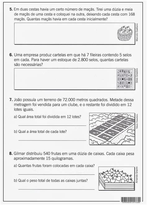 Situações Problemas 3 Ano 4 Operações