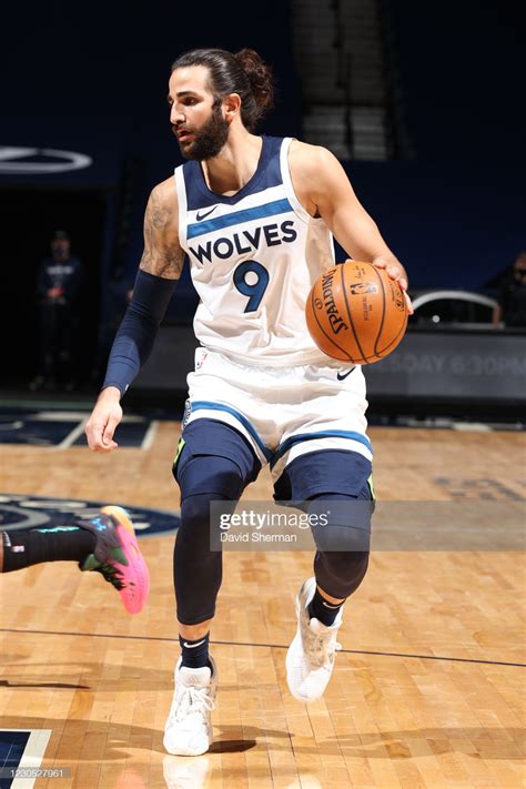 Ricky Rubio Of The Minnesota Timberwolves Handles The Ball During The