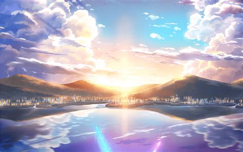 57 Anime Landscape Wallpapers And Backgrounds For Free