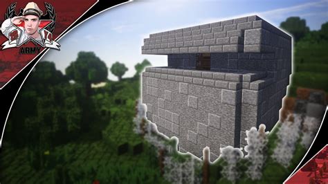 Minecraft Ww2 Observation Bunker Bunker 1 Fortification Tutorial