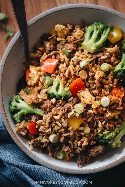 Narrow search to just mongolian rice in the title sorted by quality sort by rating or advanced search. Easy Beef Fried Rice (牛肉炒饭) | Omnivore's Cookbook