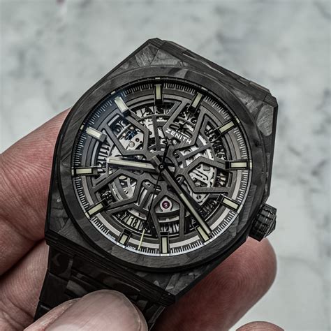 Hands On Zenith Defy Classic Carbon Watch Introduces All Carbon Fiber
