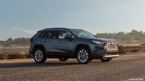 2019 Toyota Rav4 Limited Color Magnetic Gray Front Three Quarter