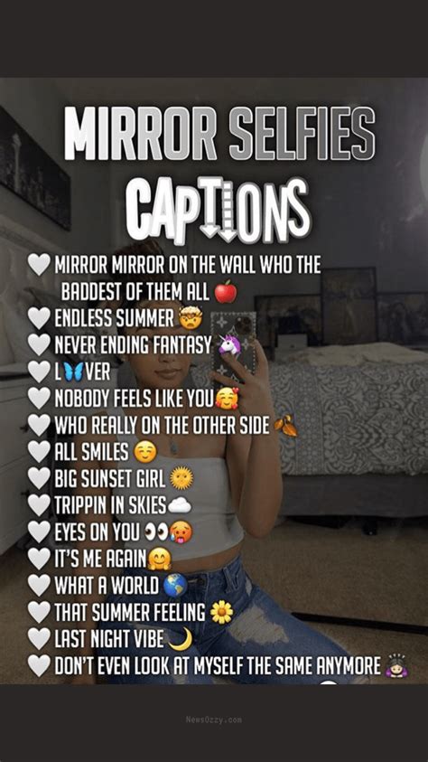 50 best mirror picture captions for instagram cute mirror selfie captions