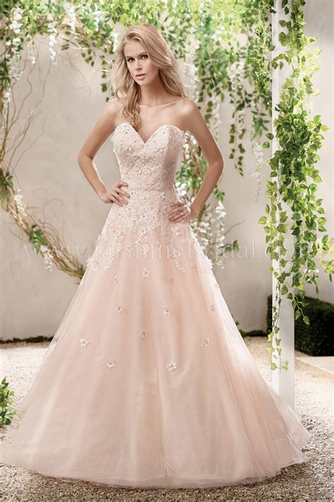 F191016 Sweetheart Strapless Tulle And Organza Wedding Dress With