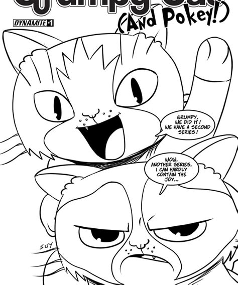 Grumpy Cat Coloring Pages at GetDrawings | Free download