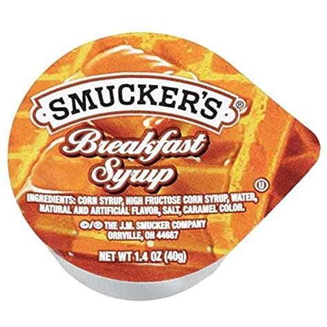 Smuckers Breakfast Syrup 14 Ounce Pack Of 100