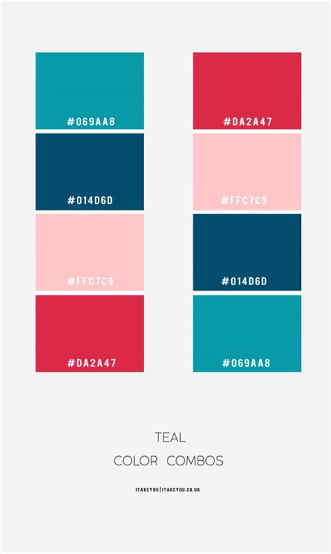 Teal Color Combinations Teal And Dark Blue Color Schemes Teal And Pink