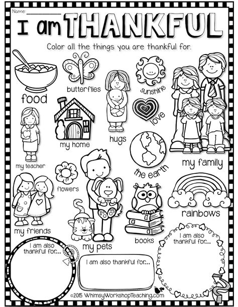 Thanksgiving Coloring Sheet | Thanksgiving kindergarten, Thanksgiving classroom, Thanksgiving ...