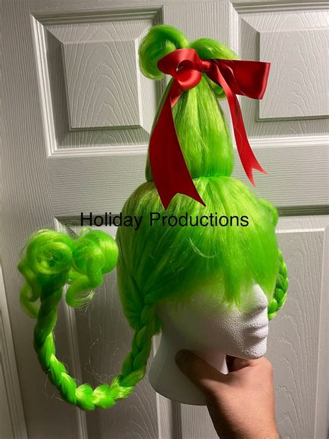 Cindy Lou Who Style Grinch Girl Costume Wig Whoville Adult Etsy Uk