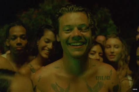 Is this all just very tasteful signaling, or is it the model of how celebrities can use their platforms as allies and advocates? Harry Styles 'Lights Up' Lyrics and Music Video