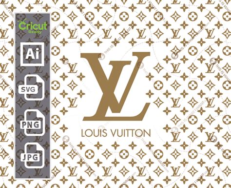 Louis Vuitton Logo Pattern Svg
