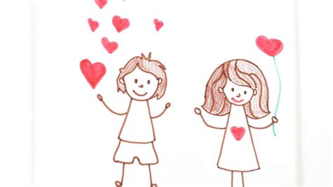 Boy And Girl Cartoon Drawing At Getdrawings Free Download