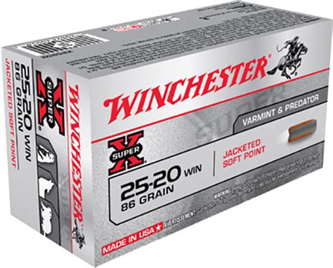 Winchester Ammo Super X Win X25202 2520 86sp 50