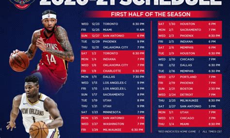 Nba Schedule Free Printable Source