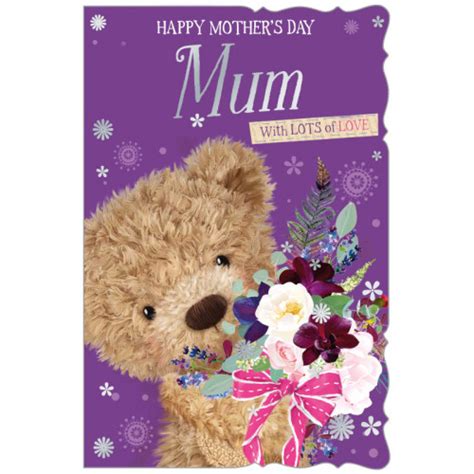 Kardwell Hobbs Mum On Mothers Day Card Lrg Female Cute M40222 Pk6