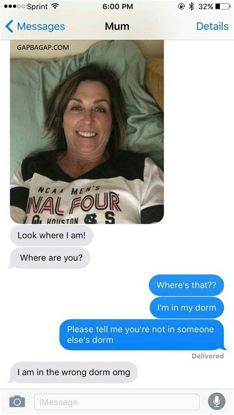 Funny Text About Mom Vs Wrong Dorm Funny Messages Funny Texts
