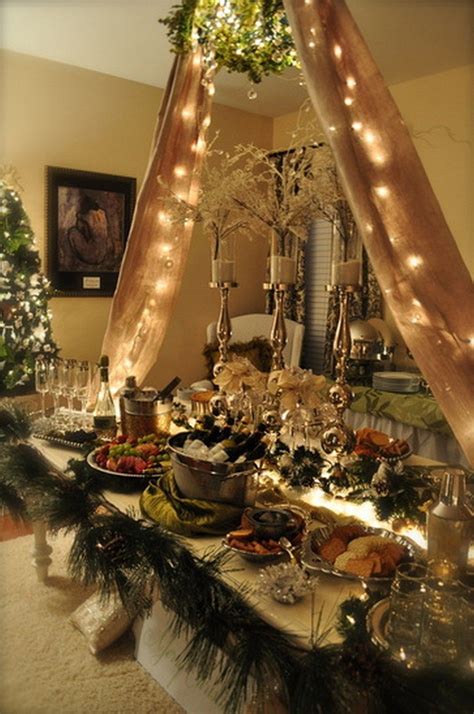 Easy And Fun Christmas Party Decoration Ideas 14 Christmas Buffet