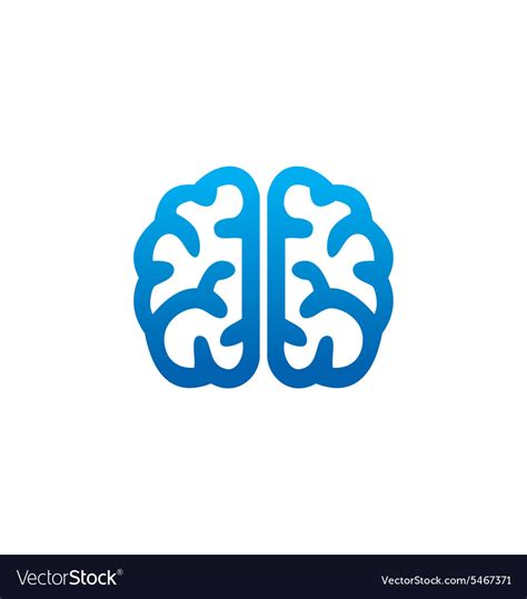 Brain Abstract Knowledge Science Logo Royalty Free Vector