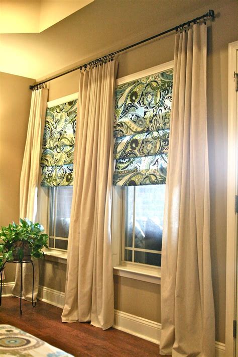 Stunning Curtains For Side By Windows Office Valance