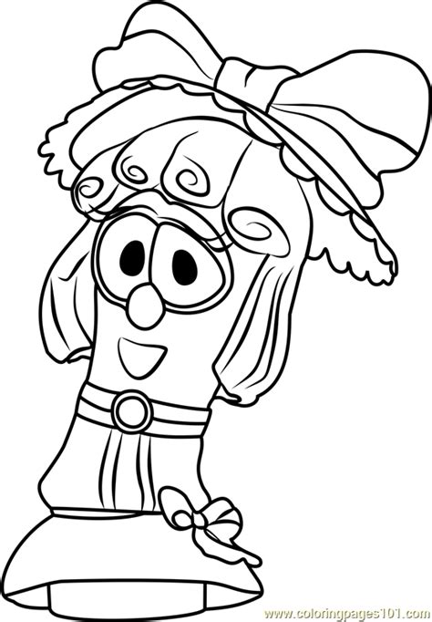 Printable veggie tales coloring pages. Sara Crewe Coloring Page - Free VeggieTales Coloring Pages ...