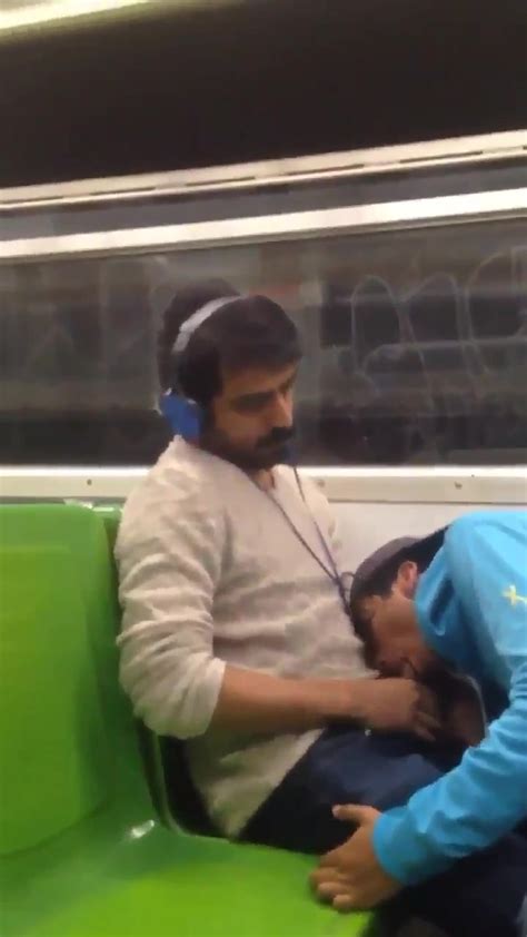Gay Blowjob In The Train