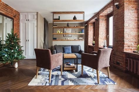 Studio Apartment Stays Authentic By Keeping Its Brick